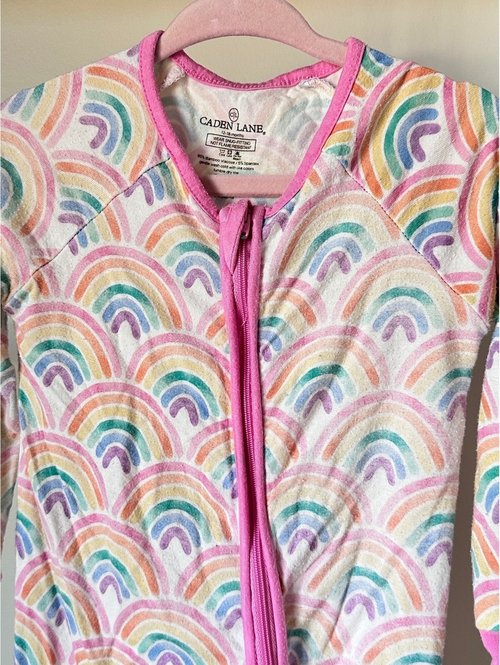 Caden Lane Bamboo Convertible Zippy Sz 12-18m - Picture 2 of 2